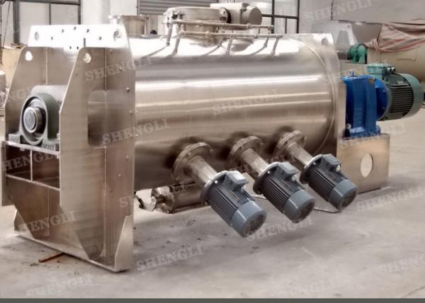 High Automation Plough Shear Mixer , Industrial Horizontal Mixer For Pharmaceutical