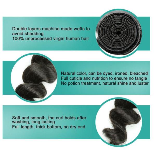 Machine double wholesale100% human hair loose wave