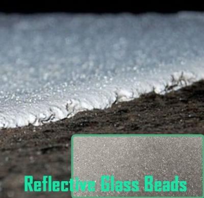 46HRC Reflective Glass Powder 2.5g/Cm3 Reflective Beads For Traffic Paint