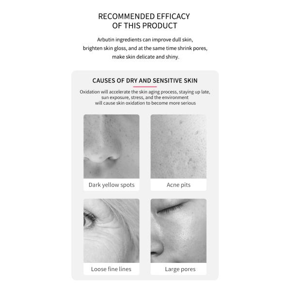 Private Label Arbutin Whitening Moisturizer Brightening Skin Care Facial Serum Korea