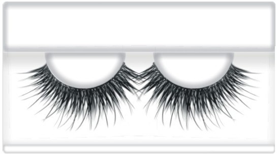 10 paires de doux naturel fait main courbe le noir permanent de cils faux