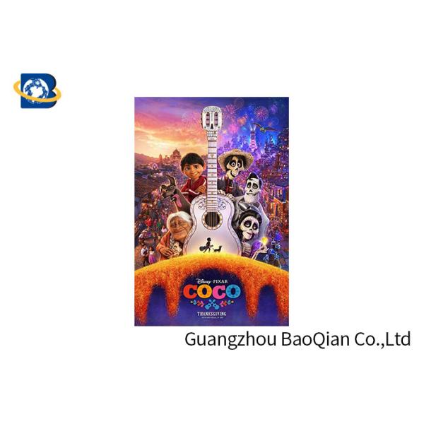 Anime Design 3D Lenticular Poster Printing / Customized 3D Lenticular Wall Art