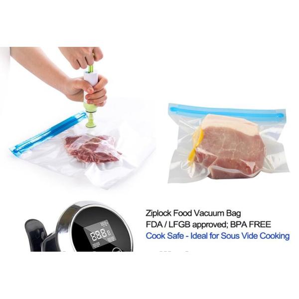 Disposable Transparent Vacuum Sealer Food Storage Plastic Packaging Roll Bag for Food Sealed, Textured Food Freshness St