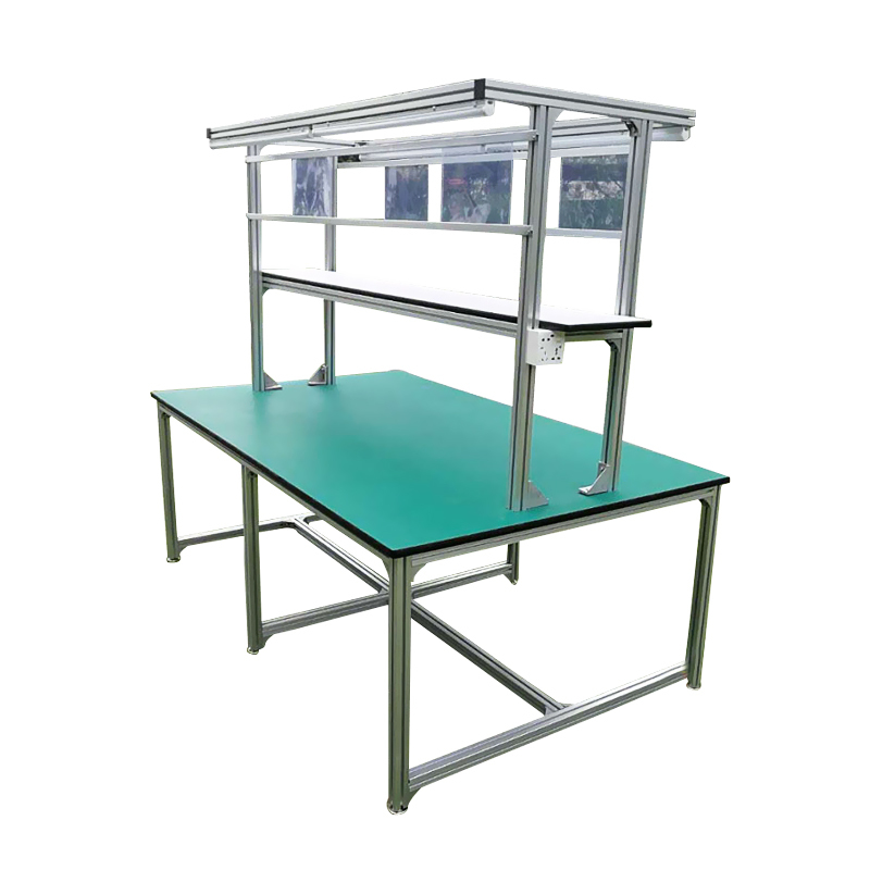 Customizable ESD Workbench with Steel and Aluminum Construction for Industrial
