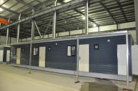Combinaison de maison préfabriquée en acier léger préfabriquée / kit de maison modulaire préfabriquée