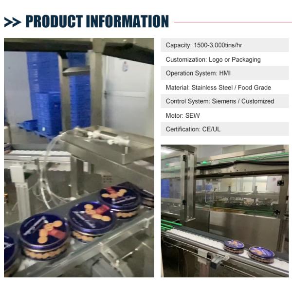 High Quality Snack Packing Continuous Automatic Horizontal Sealing Machine For Tin