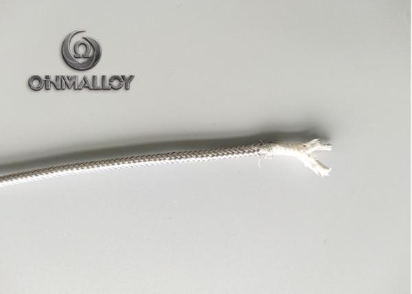 PVC/FEP/tipo trança de aço inoxidável da isolação do cabo par termoelétrico da fibra de vidro J