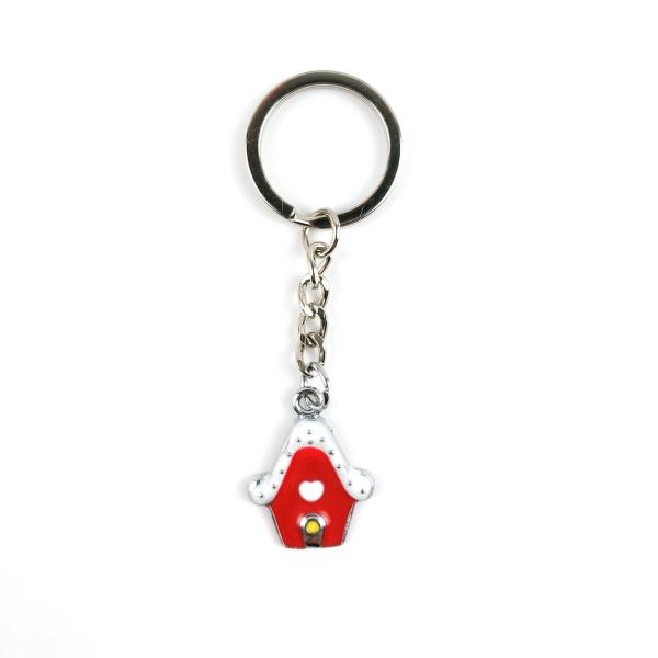 Christmas Themed Soft Enamel Keychain Festive Bell Designs for Holiday Cheer