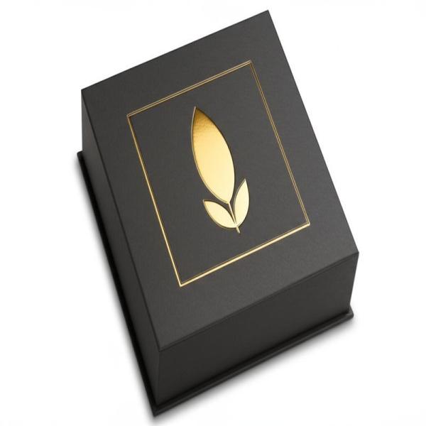 Boîte cadeau recyclée écologique avec revêtement UV à impression à chaud