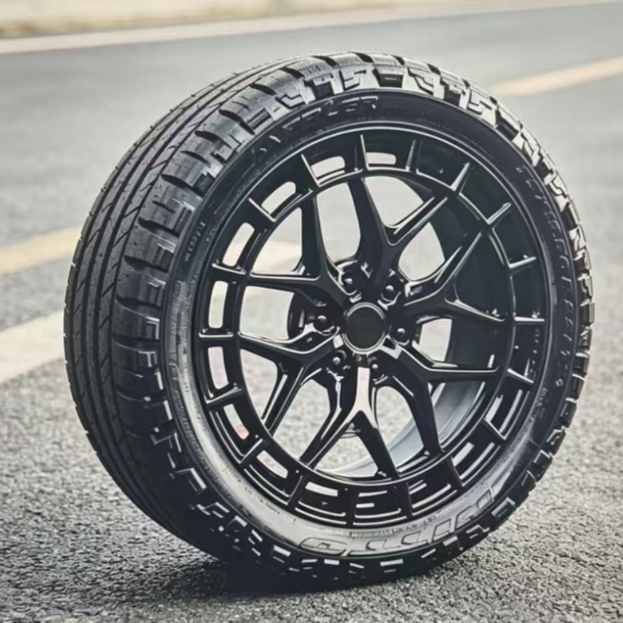 Monoblock Forged Wheel 24 Inch 8x170 Billet Aluminum Matte Black One Piece for GMC Denali Sierra Truck Custom Build Custom Size