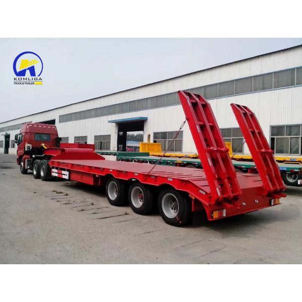 7000-8000mm Wheel Base Low Bed Semi Trailers for Heavy Duty Transportation Solutions