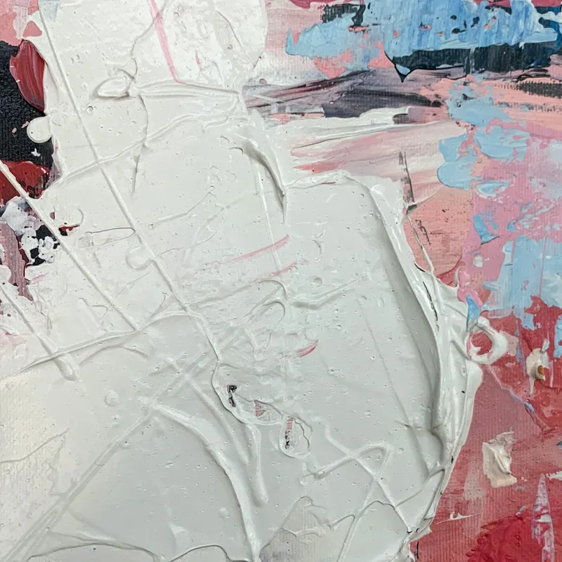 OEM Home Decor Wall Art Hand Painted Canvas Oil Painting Abstract Colorful Modern