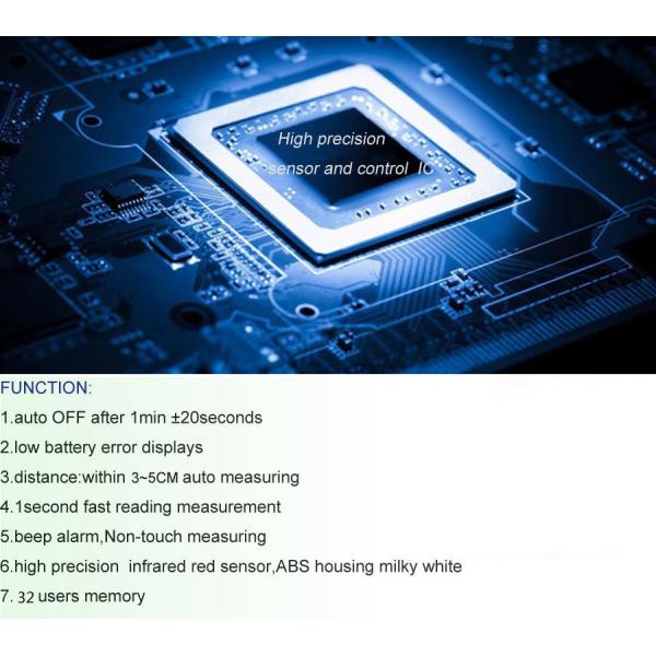 Высокоточный инфракрасный термометр лба 3-5 см для быстрого чтения температуры