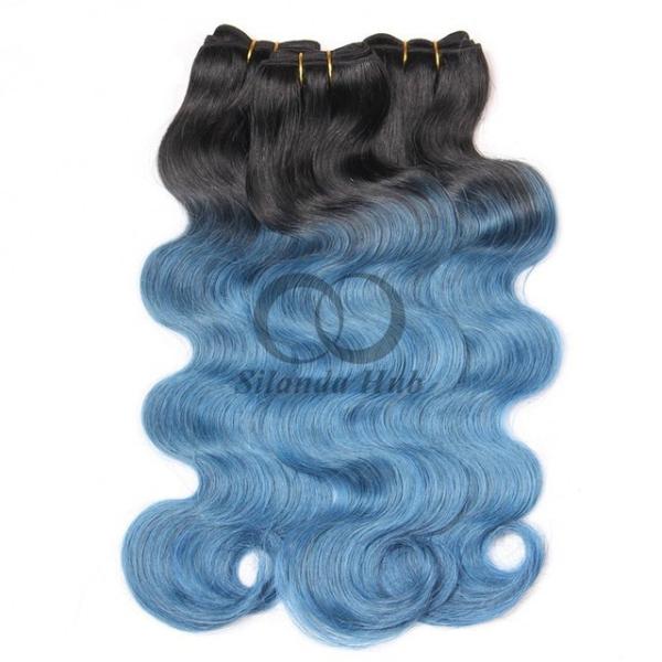 #T1B/Blue Body Wave Remy Human Hair Bundles Sew In Weave Bundles Brazilian Bundle Deals