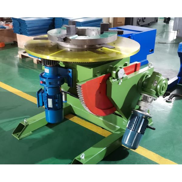 600kg Rotary Welding Positioner With Chuck Horizontal Rotary Table For Welding