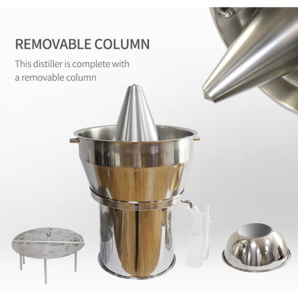 10L Rose Essential Oil Extracting Machine with Water Steam Distillation Apparatus and Small Capacity