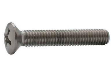 Cross Recessed Flat Head Screw Raised Countersunk Head Screw M5 M6 Stainless Steel SS316