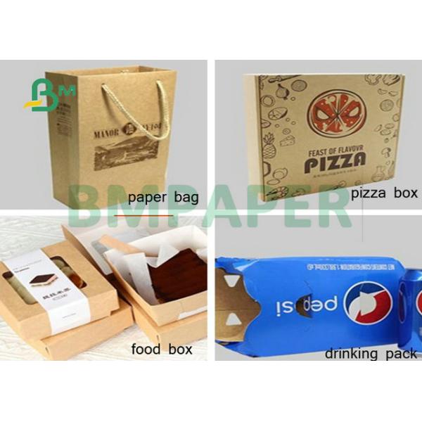 325gsm 31" High Tear Resistance Food Grade White Top Craft Cardboard For Lunch Box 325gsm 31