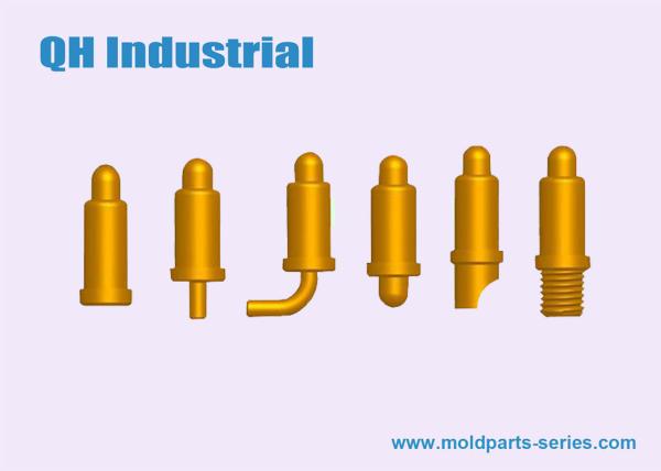 Hot Sale 1A 2A 3A Gold Plated OEM ODM Spring Loaded Pogo Pin Connector For Battery LED Watch Contact Pin Connector