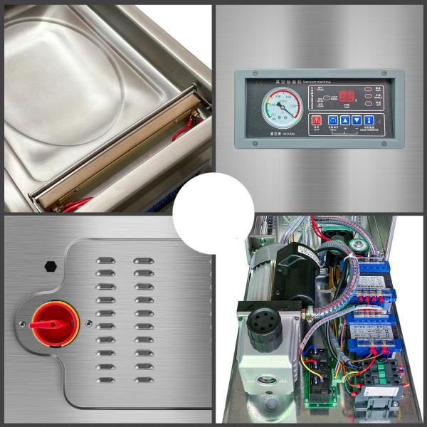 300W Food Vacuum Packaging Machine 220V/380V Stainless Steel Material