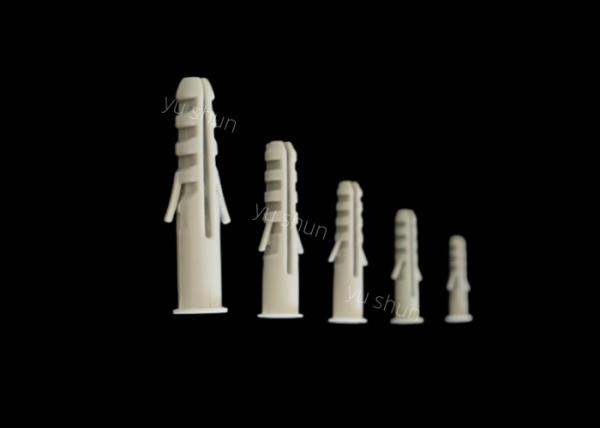 8x40MM PP PE PA Plasterboard Plastic Wall Plug Screw Full Expansion