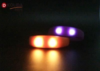 Promotional Party Reflective Flashing Armbands Sound Activated Led Bracelet For Running