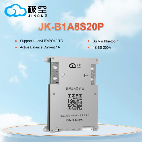 B1a8s20p 4s-8s 200A 1A LiFePO4 LFP Li-Lon PCB Electric Car Charging Station Control Board Jk BMS