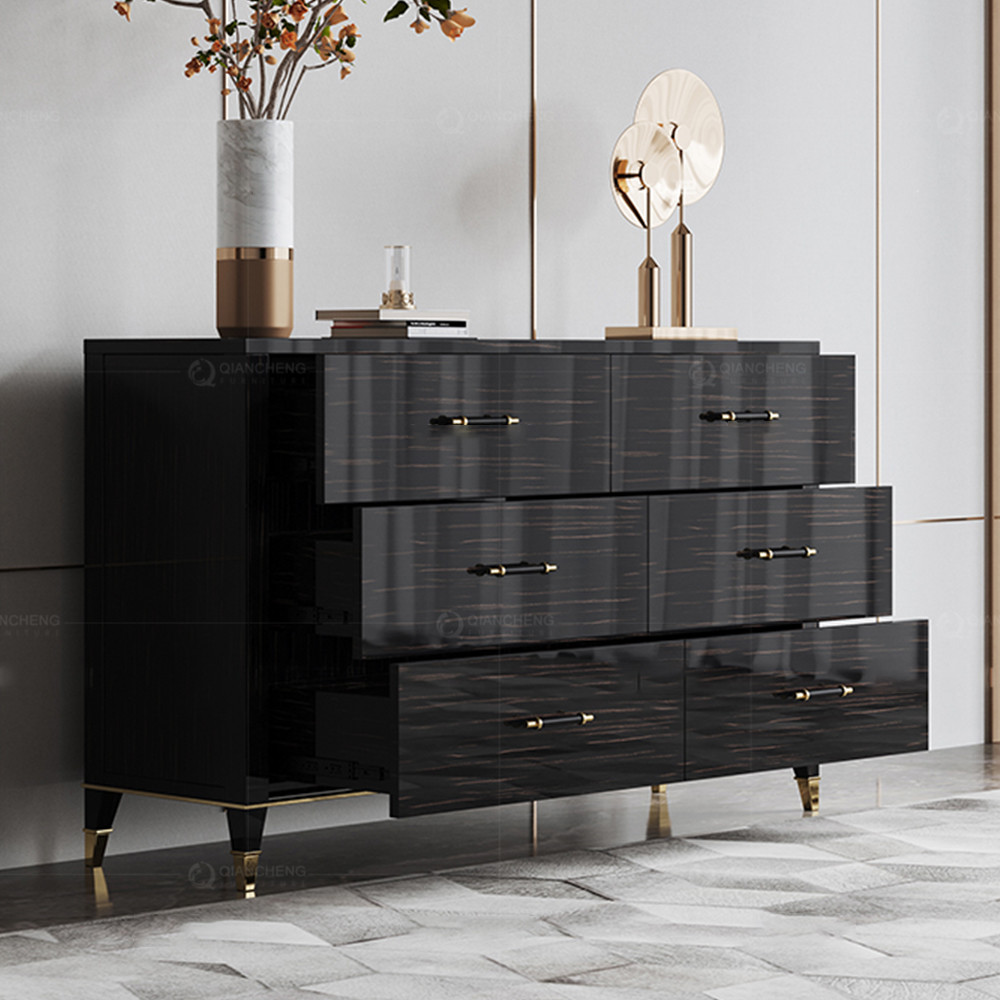 Домашние украшая SS утешают комнату прожития Sideboard таблицы с 6 ящиками