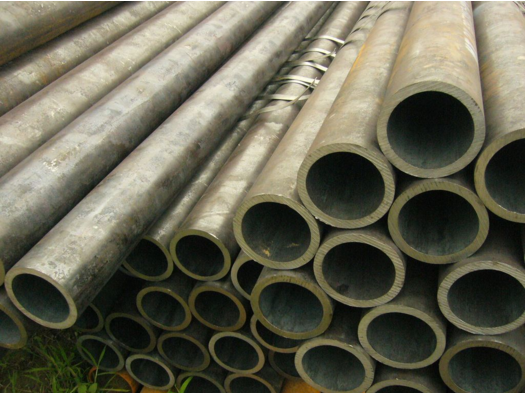 High Frequency Welded Carbon Steel Seamless Pipes , Mild Steel Round Tube