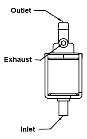 C.C. diminuta da válvula de solenoide 6V da 3-maneira plástica do ar da água 12V