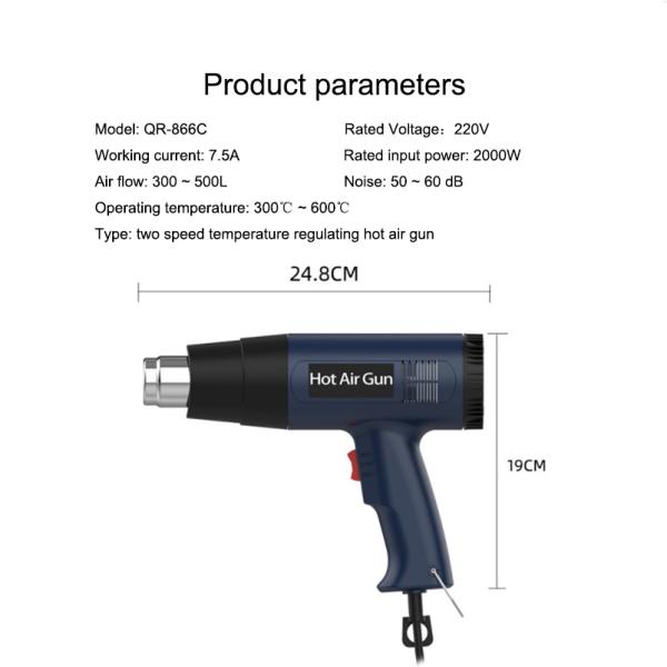 Industrial Grade 2000W Hot Air Gun Heat Tool for Soft Ceramic 220v 110v 230V Original