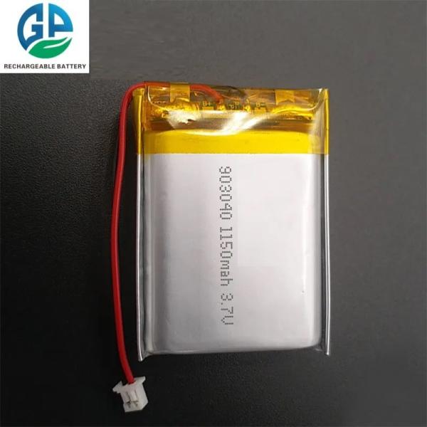 3.7V 1150mAh 903040 Rechargeable Lipo Battery with 500 Cycle Life for Digital Products