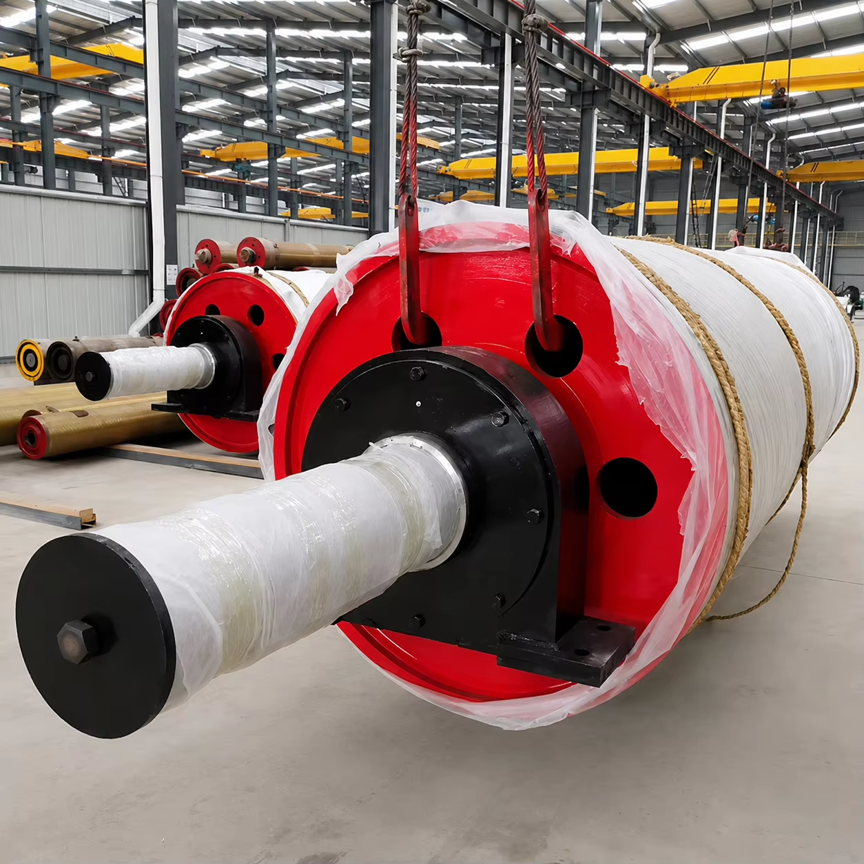 Professional Dynamic Balanced Steel Wire Rope Drum for Vibration-free Overhead Crane Operation