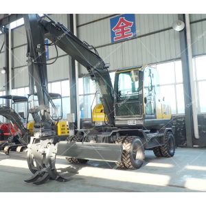 Проектировать большой экскаватор колеса машины 8ton крюка землекопа с ведром