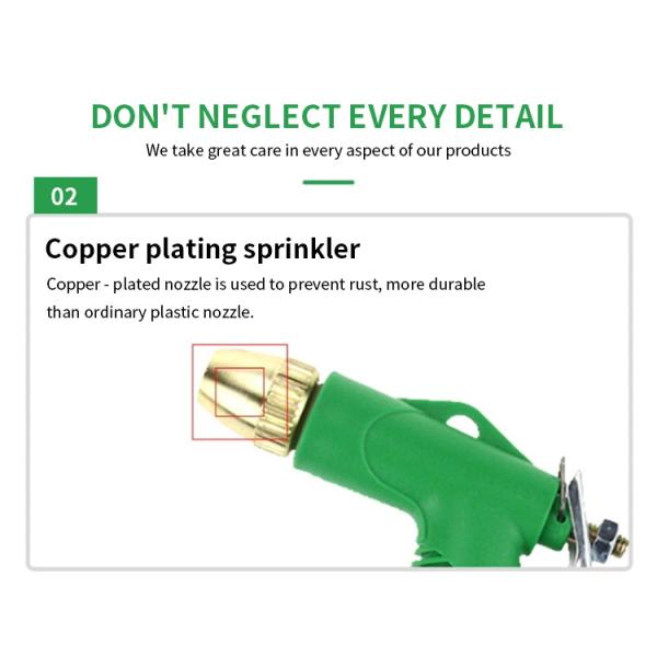 Brass Home Extension Hose High Pressure Garden Water Guns Set Car Washer 3/4 inch Diameter