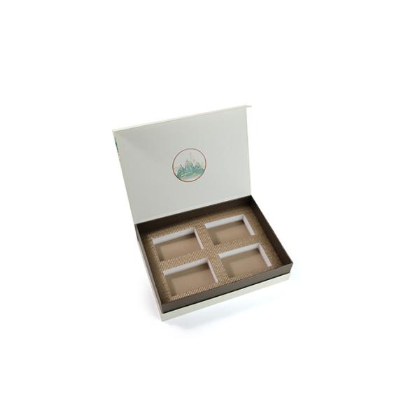 Gold Stamping Food Storage Cardboard Boxes Magnet Paper Tea Packaging Retail