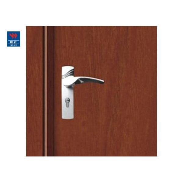 Exterior Solid Board Single Leaf Doors Design Fire Rated Wooden Door