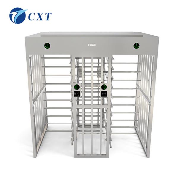 Intelligent Double Full Length Full Height Turnstile with Stainless Steel 304 Construction and 5,000,000 Cycles Durability
