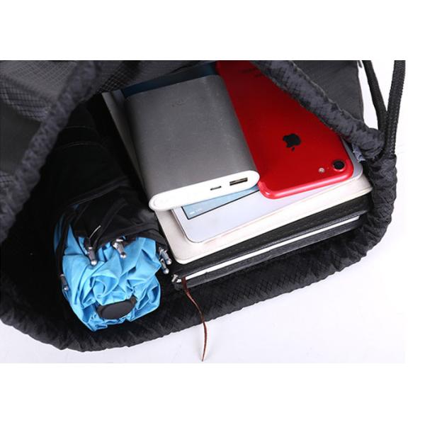 210d Polyester Drawstring Bag , Custom Drawstring Backpack Multi - Function