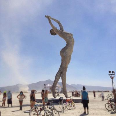 senhora de dança Customized da grande escultura de aço inoxidável da altura de 500cm