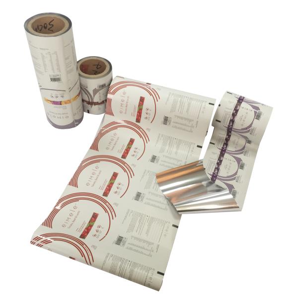 Food Grade Metalized Foil Plastic Snack Roll Film For Popcorn Snack Packaging