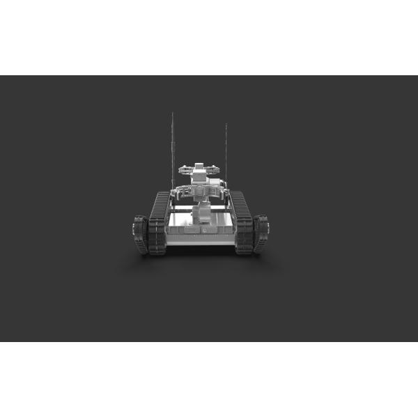 Remotely operated tracked explosive-detonation robot, all-terrain explosive-detonation vehicle