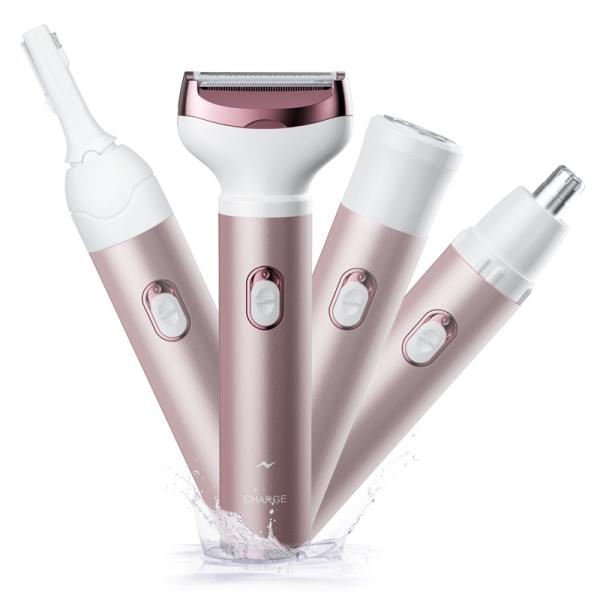 Rosegold Bikini Trimmer Elétrico Razor Elétrico Para Mulheres Para Pernas