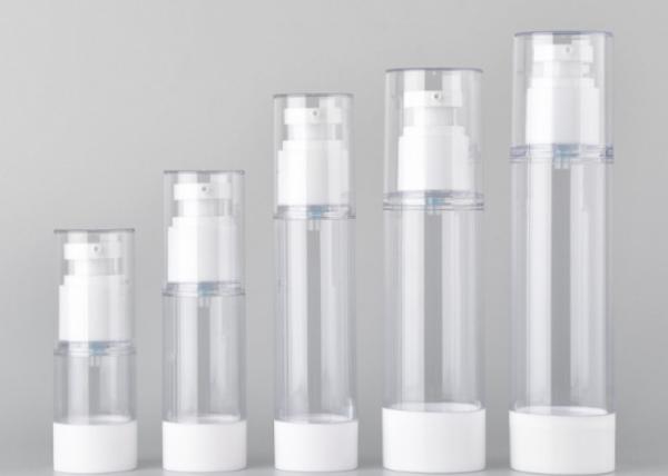 Skincare Cosmetic Airless Bottle 80ml 100ml Airless Pump Bottle With Spray Cap