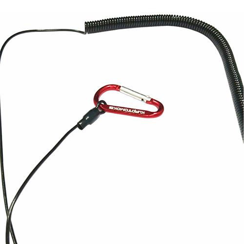 Carabiner Hook Spring Clip Lanyard 5M TPU Coil Key Chain Strap