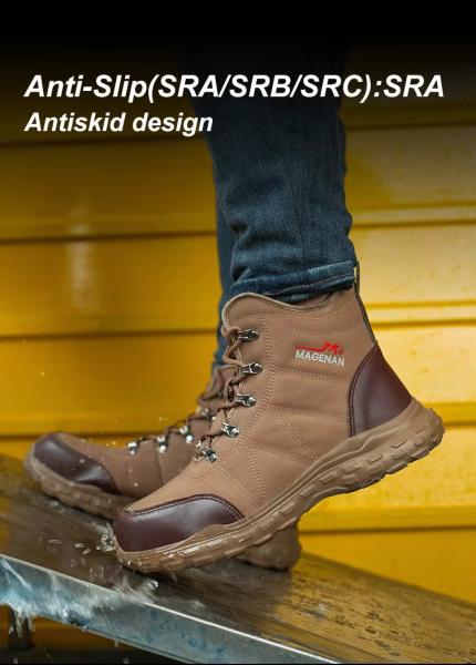 6 Lace To Toe Steel Tip Safety Boots Lightweight Safety Boots For Construction