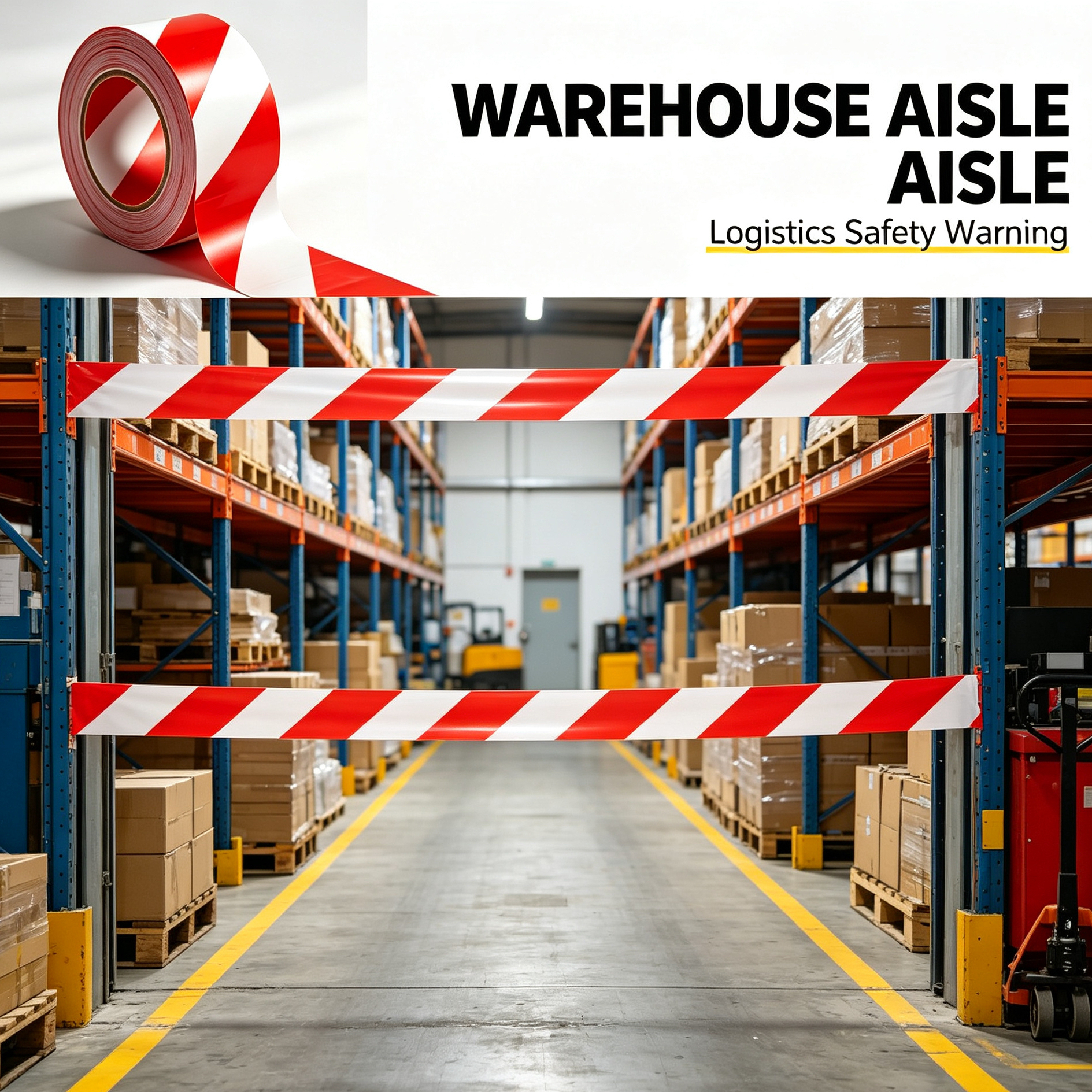 Customized Non Adhesive Waterproof Tear-Resistant PE Plastic Barrier Warning Tape