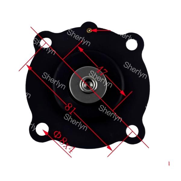 Le diaphragme de la soupape de pouls de Joil DN25 JISI25 JICI25 JICR25 Kit de réparation du diaphragme de 1 pouce Asahi coréen