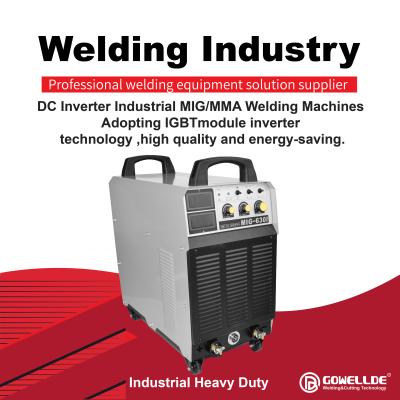 De alta qualidade resistente da máquina de soldadura 380V do MIG do inversor da C.C. MIG630I e de poupança de energia industriais