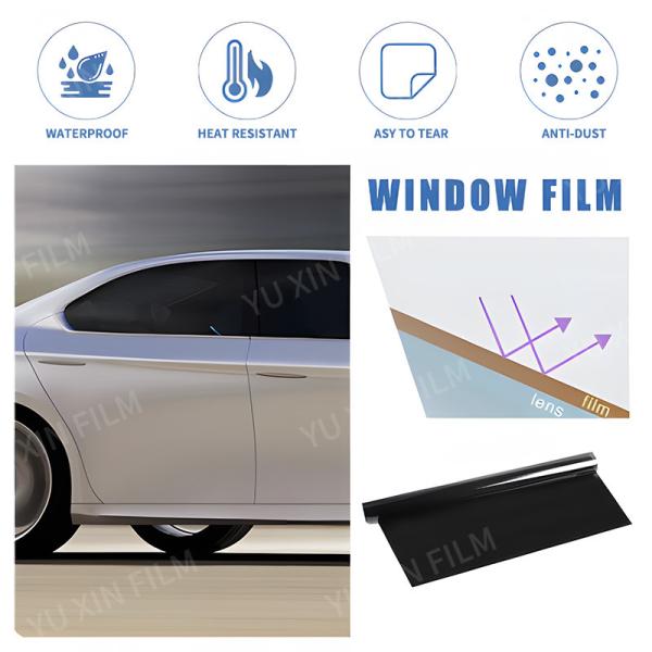 PET Layer Nano Carbon Window Tint Film Solar Car Windshield Rear Window Film OEM
